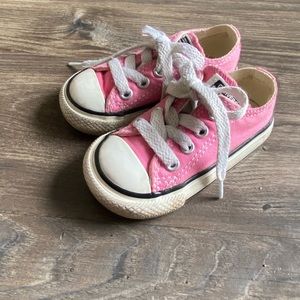 Pink Converse, toddler size 4C